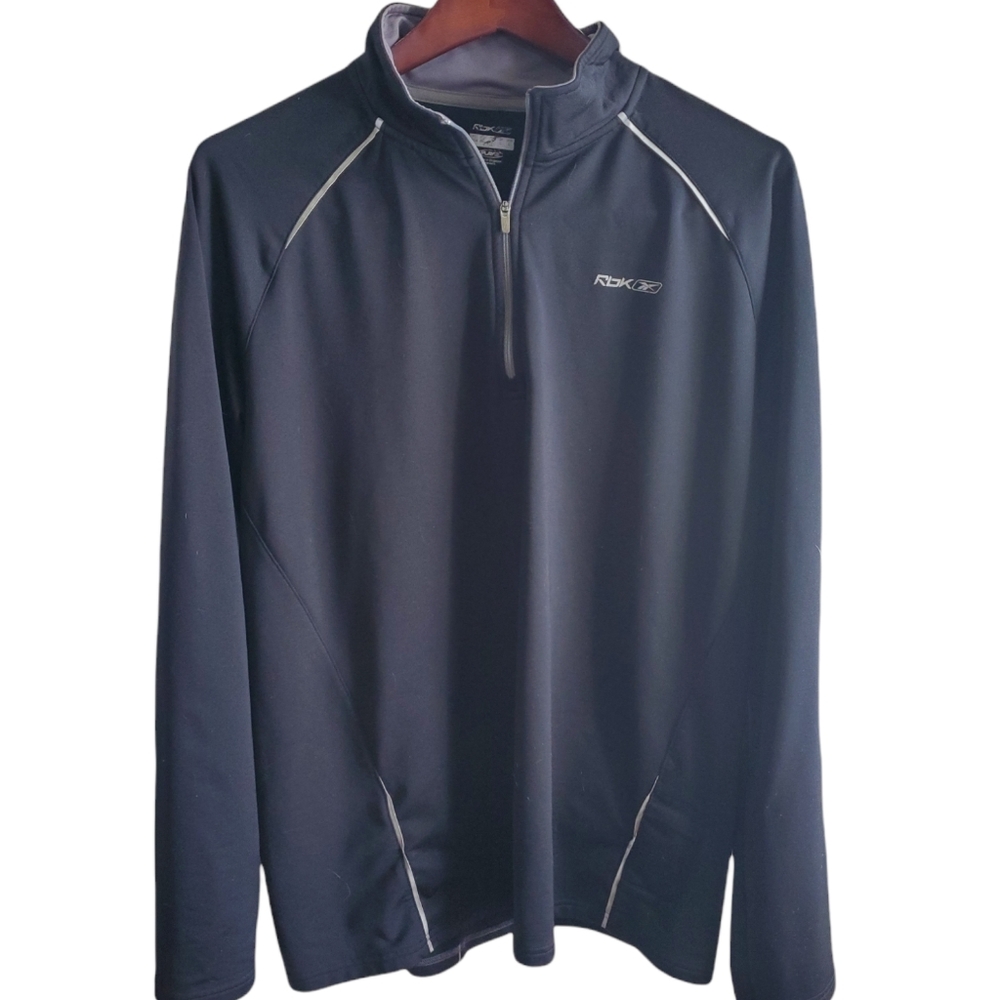 Men's Reebok Long Sleeve 1/4 Zip Pullover Large